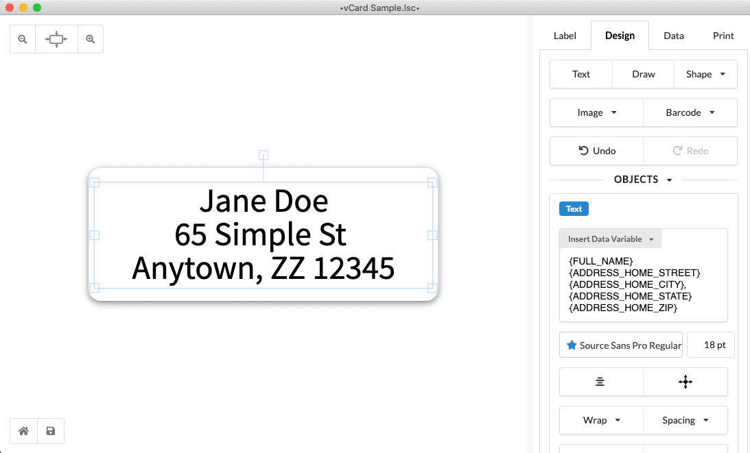 label variables